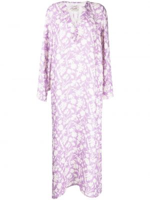 Φλοράλ φόρεμα με σχέδιο Bambah μωβ