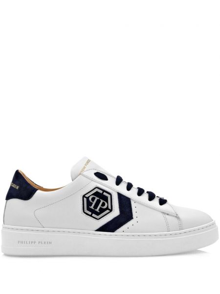 Læder sneakers Philipp Plein hvid