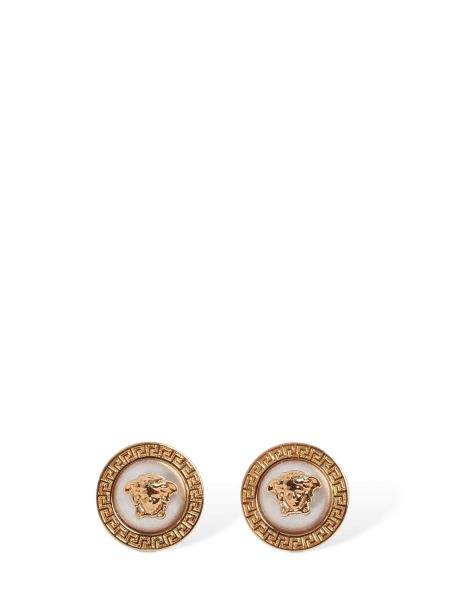 Pολόι με μαργαριτάρια Versace χρυσό