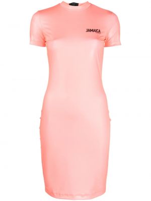 Kleid mit print Dsquared2 pink
