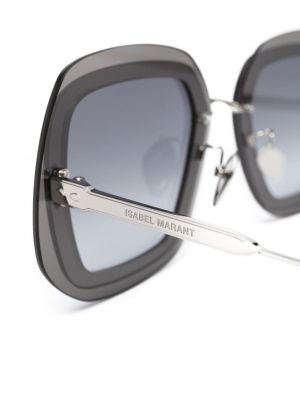 Oversized sluneční brýle Isabel Marant Eyewear stříbrné