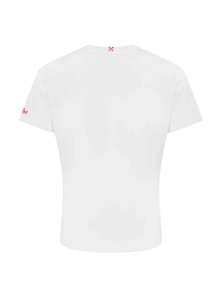 Camiseta de algodón Mc2 Saint Barth blanco