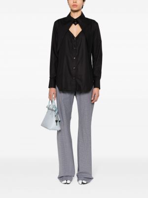 Pantalon à carreaux large Vivienne Westwood gris