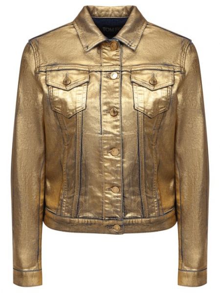 Джинсовая куртка Tom Ford золотая