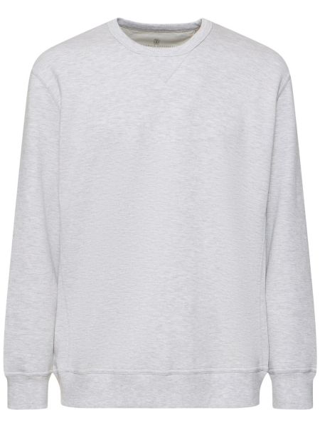 Bisiklet yaka sweatshirt Brunello Cucinelli