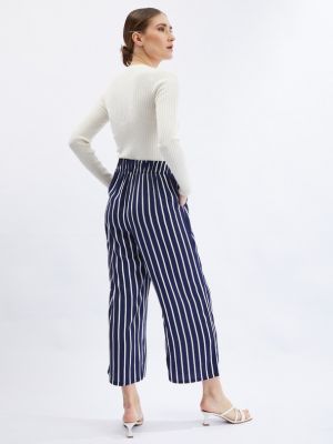 Pantaloni culottes Orsay albastru