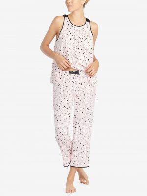 Пижама без рукавов из модала Kate Spade New York розовая