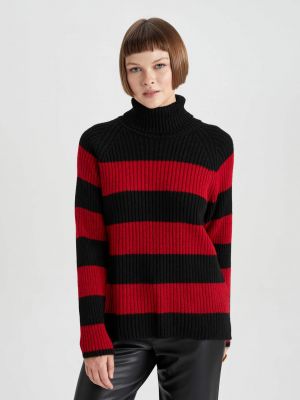 Oversize džemperis ar augstu apkakli Defacto
