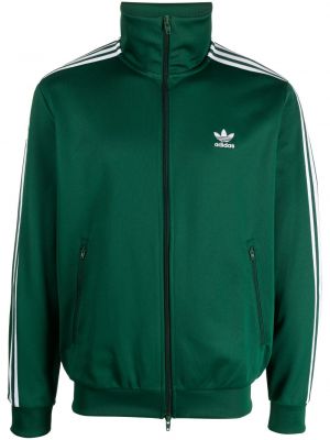 Vindjacka med broderi Adidas grön