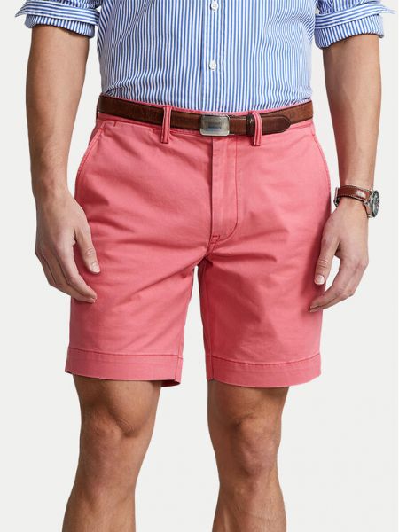 Spodnie z kieszeniami Polo Ralph Lauren różowe