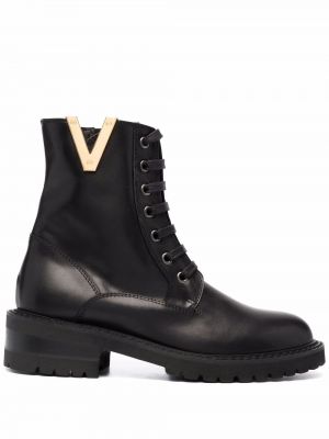 Botas con cordones Via Roma 15 negro