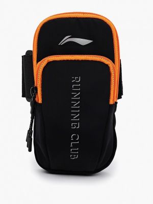Черная спортивная сумка Li-ning