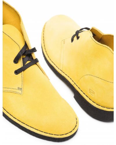 Botas de ante Clarks Originals amarillo