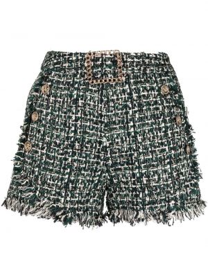 Tweed shorts Edward Achour Paris grün