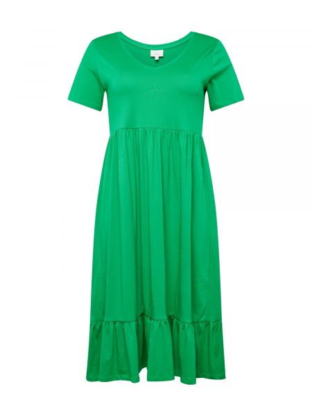Košeľové šaty Only Carmakoma zelená