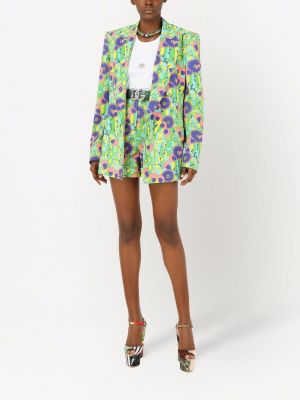 Shorts à fleurs Dolce & Gabbana vert