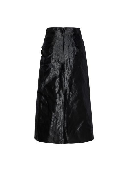 Długa spódnica z dżerseju Maison Margiela czarna