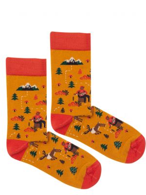 Чорапи Kabak оранжево