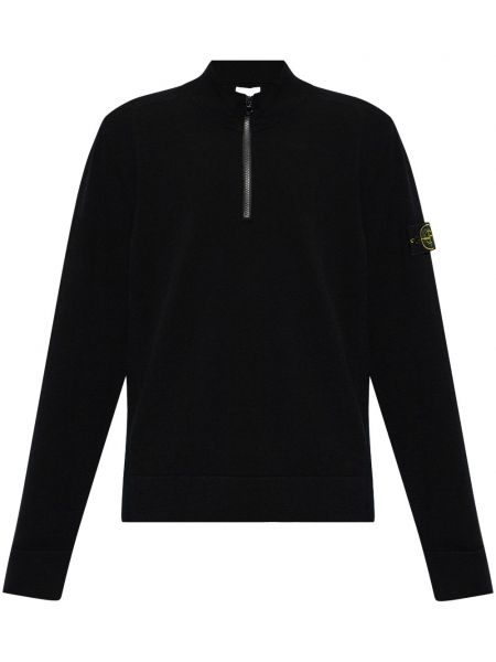 Kort sweatshirt Stone Island sort