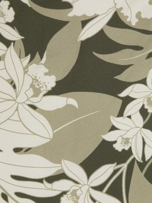 Echarpe en soie à fleurs Tom Ford vert