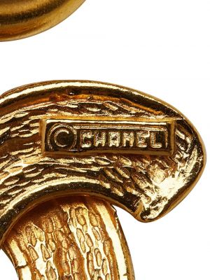 Pendentif matelassé Chanel Pre-owned doré