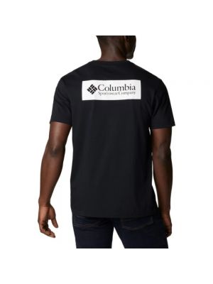 Koszulka bawełniana Columbia czarna