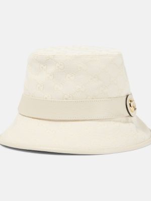 Sombrero de algodón Gucci dorado