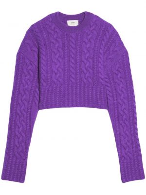 Maglione Ami Paris viola