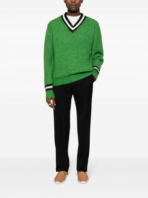 Svītrainas džemperis Stüssy zaļš