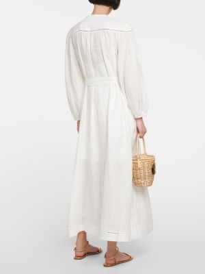 Robe mi-longue Zimmermann blanc