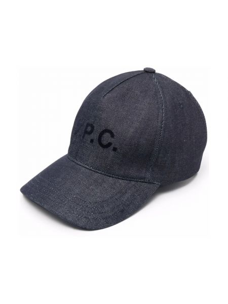 Niebieska czapka z daszkiem A.p.c.