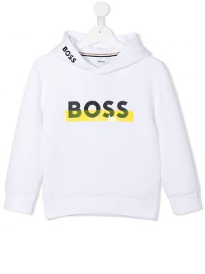 Hoodie Boss Kidswear bianco