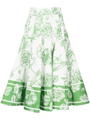 Plisované květinové sukně s potiskem Leo Lin