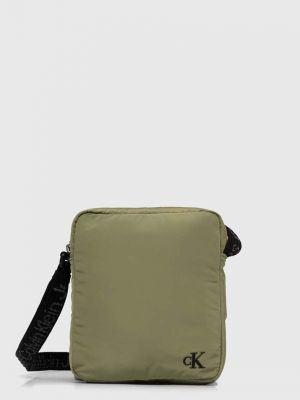 Чанта през рамо Calvin Klein Jeans зелено