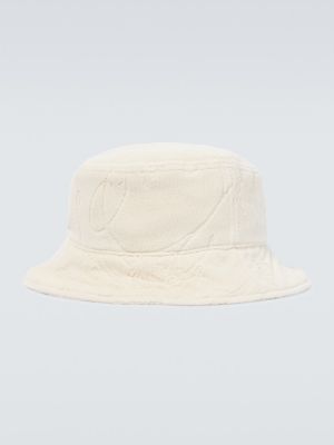 Bavlněný klobouk Berluti bílý