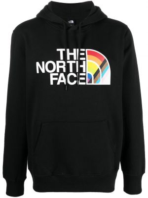 Genser med print The North Face svart