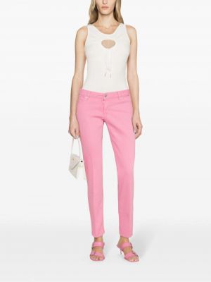 Jeans skinny taille basse Dsquared2 rose
