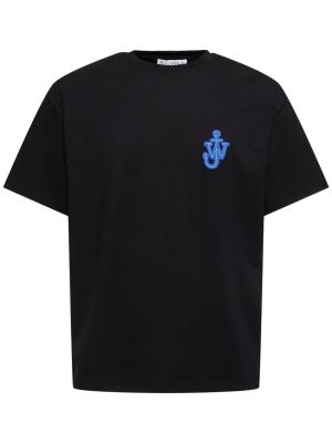 Kokvilnas t-krekls džersija Jw Anderson balts