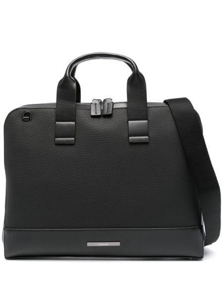 Кожени чанта за лаптоп Calvin Klein