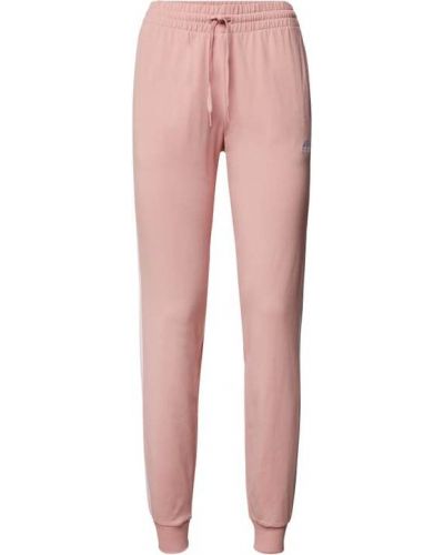 Spodnie dresowe z paskiem Adidas Performance, różowy