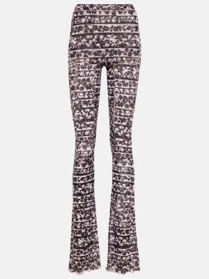 Leggings con stampa in jersey Knwls rosa
