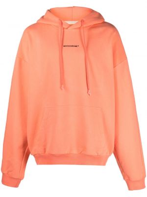 Einfarbiger hoodie mit print Monochrome