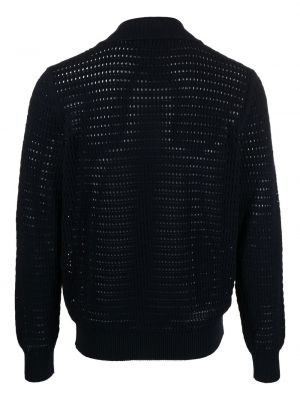 Pullover mit v-ausschnitt Roberto Collina blau