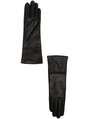 Kožené rukavice Agnelle čierna
