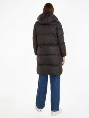 Prošívaný zimní kabát Calvin Klein Jeans černý