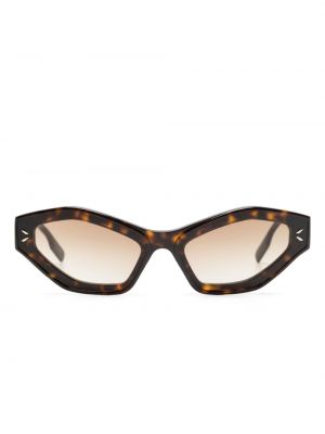 Sonnenbrille mit print Mcq braun