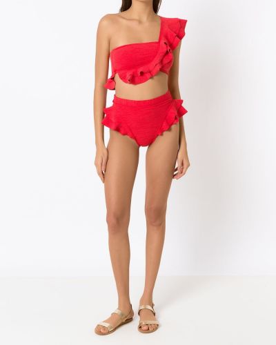 Bikini taille haute Clube Bossa rouge