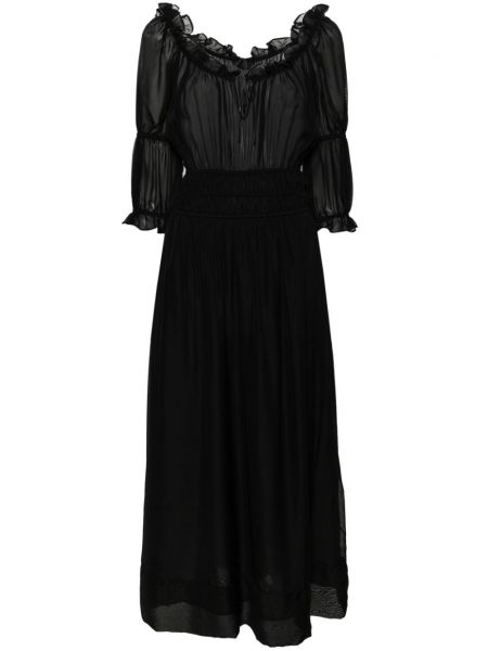 Sukienka długa Claudie Pierlot czarna