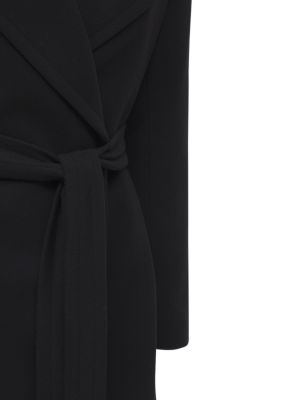 Kašmírový vlnený kabát Tagliatore 0205 čierna