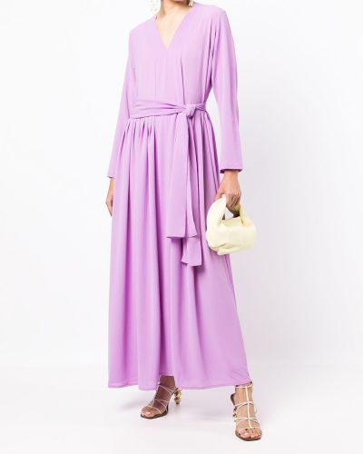 Plisované šaty Bambah fialové